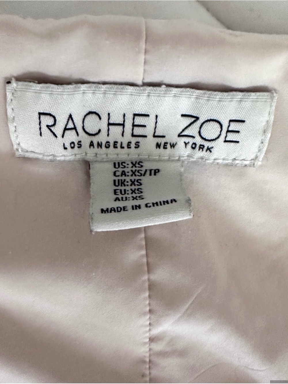 Rachel Zoe Blush Cream Tailored Vest and High-Waist Trousers - Picture 4 of 4